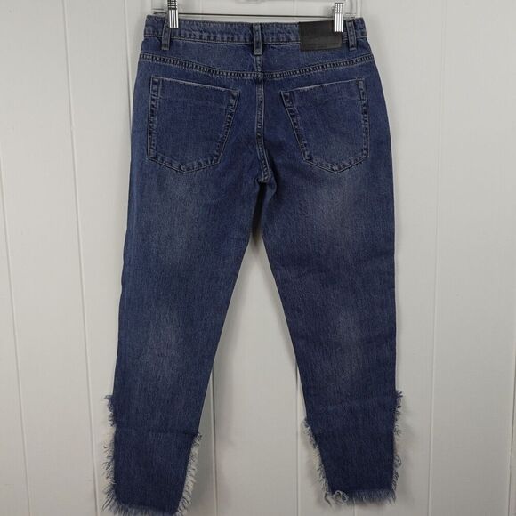One Teaspoon Womens Oxford Awes Bagg Jeans Distressed Size 24 - Picture 8 of 11